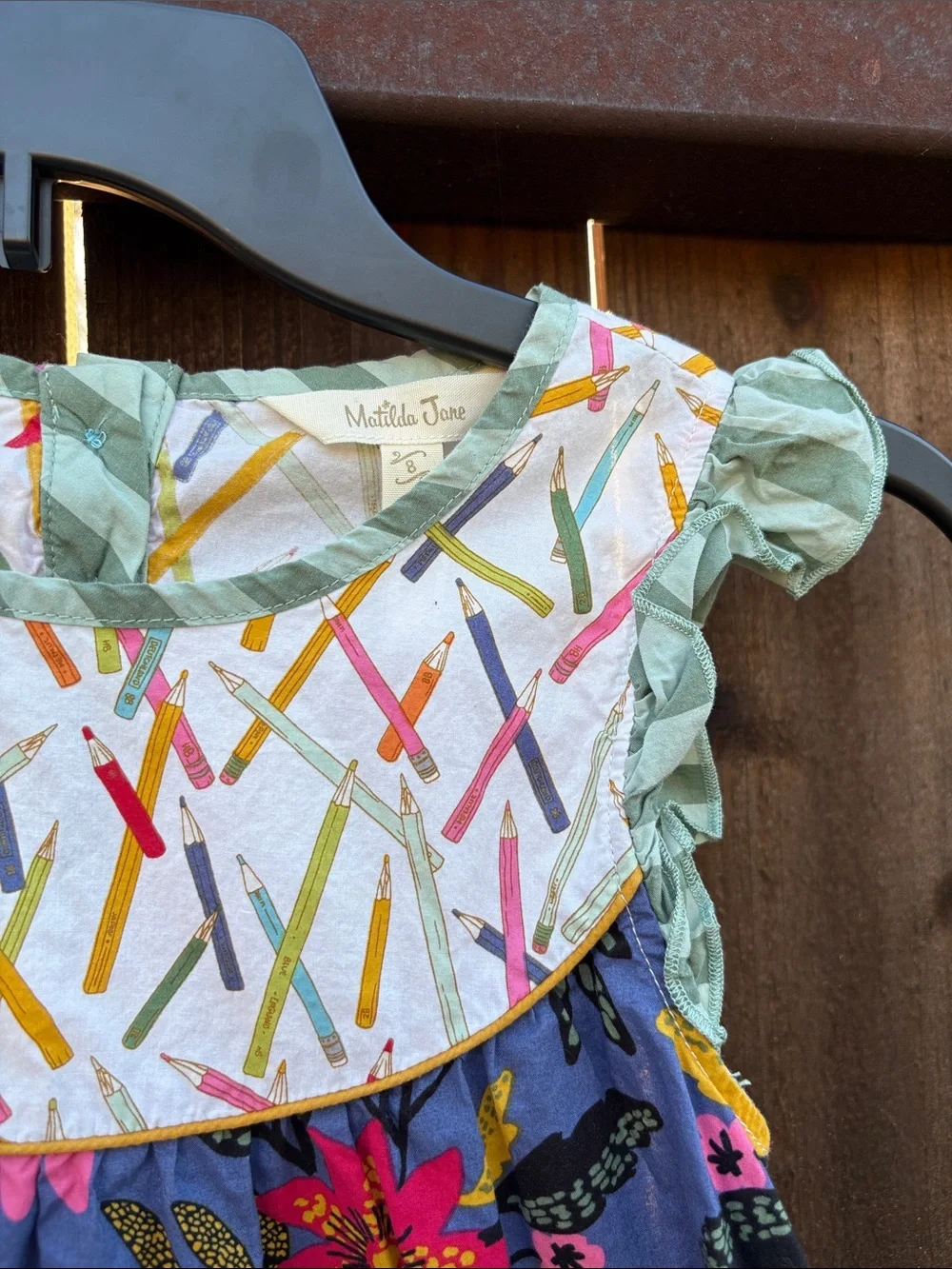 Matilda Jane Floral top in Purple, Pink, Yellow and Mint